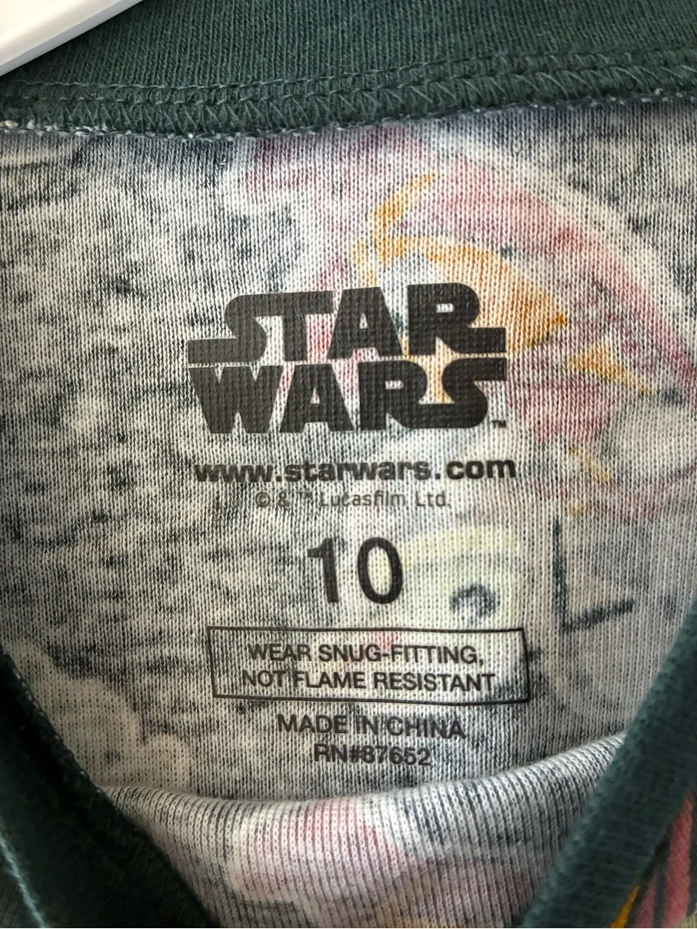 Kids Star Wars 4 Piece Set Size 10 Pajamas Short Sleeve Tops and Shorts